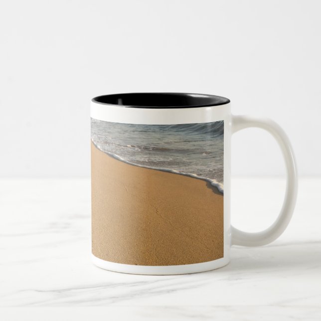 USA, Hawaii, Kauai, Kapa'a, beachfront. RF) Two-Tone Coffee Mug (Right)