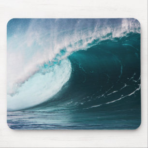 USA, Hawaii, Oahu, Large waves Mouse Pad