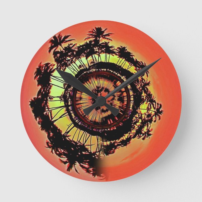 usa Hawaii  Round Clock (Front)