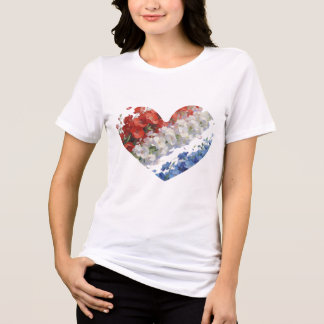 "USA Heart" Tri-Blend Shirt