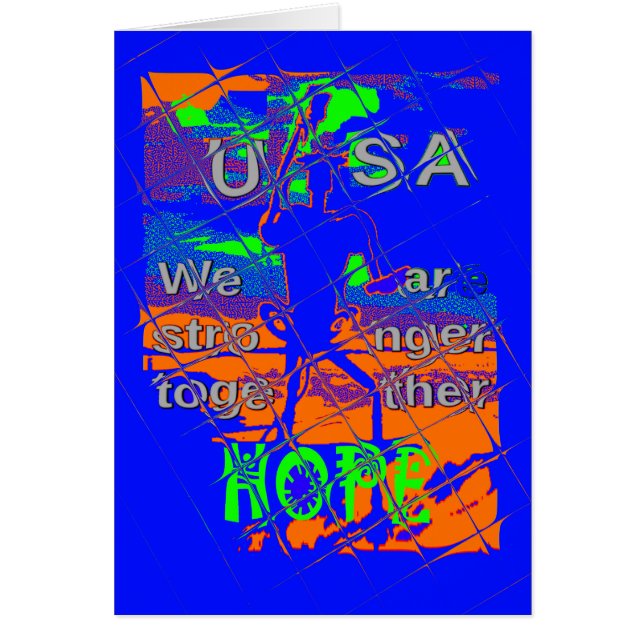 USA Hillary Hope Nous sommes forts (Devant)