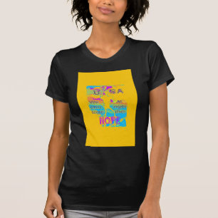 USA Hillary Hope Stronger Together T-Shirt