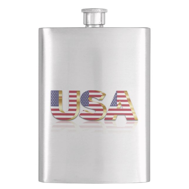 USA HIP FLASK (Front)