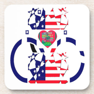 USA Hope Beautiful Amazing National Flag Design Ar Coaster