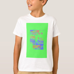 USA Hope: Neon Lemon & Orange Art T-Shirt