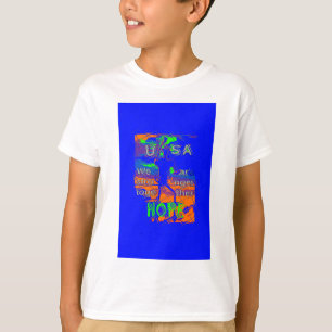 USA Hope: Stronger Together Patriotic Design T-Shirt