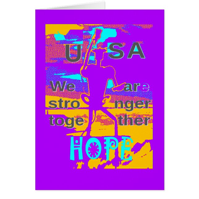 USA Hope: We Are Stronger Together (Front)