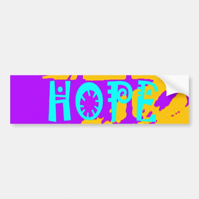 USA Hope: We Are Stronger Together Bumper Sticker (Front)