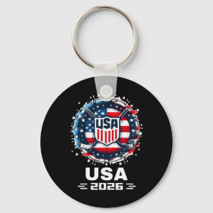 Usa Ice Hockey 2026 Hockey 2026 Usa 2026 Keychain