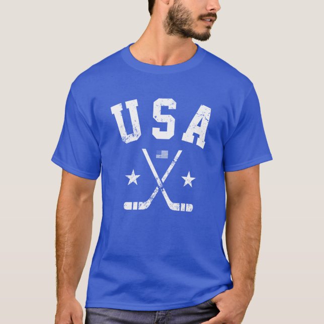 USA Ice Hockey  T-Shirt (Front)