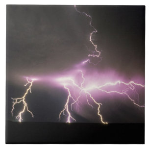 USA, Idaho. Lightning. Tile