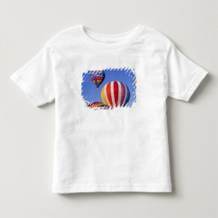 USA, Idaho, Teton Valley. Colourful hot-air Toddler T-shirt