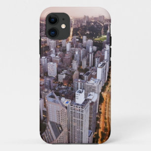 USA, Illinois, Chicago, Aerial view of Lake iPhone 11 Case