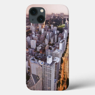USA, Illinois, Chicago, Aerial view of Lake iPhone 13 Case