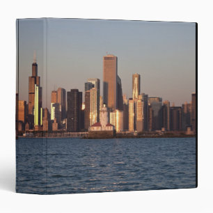 USA, Illinois, Chicago, City skyline over Lake 2 Binder