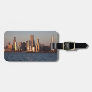 USA, Illinois, Chicago, City skyline over Lake 2 Luggage Tag
