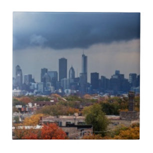 USA, Illinois, Chicago, cityscape Tile