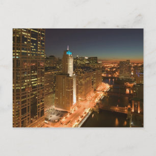 USA, Illinois, Chicago: The Loop: Buildings Postcard