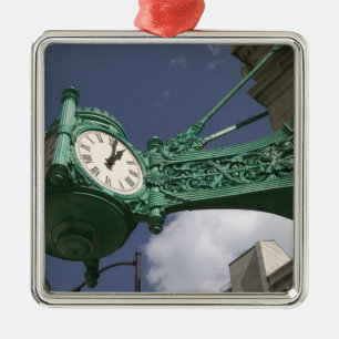 USA, Illinois, Chicago: The Loop: North State Metal Ornament