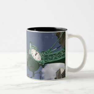 USA, Illinois, Chicago: The Loop: North State Two-Tone Coffee Mug