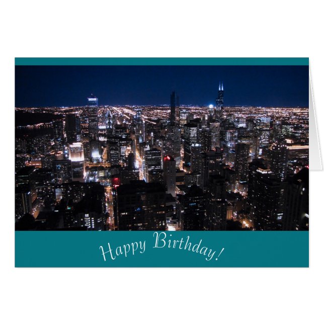 USA Image for American Birthday greeting card (Front Horizontal)