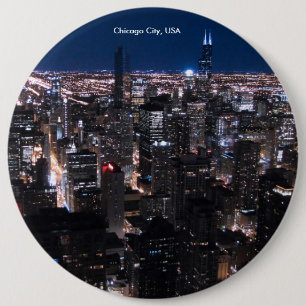 USA Image for Colossal Round Badge, 6 Inch Round Button