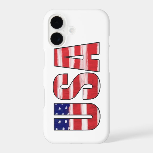 USA In Flag Colours (Back)