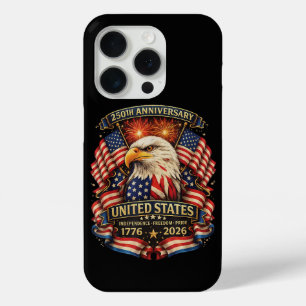 USA Independence 250th Anniversary 1776 2026 iPhone 15 Pro Case