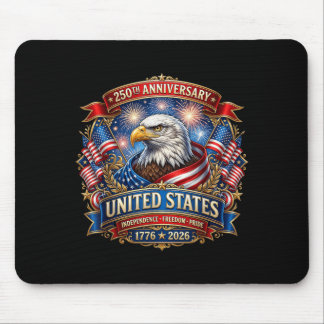 Usa Independence 250th Anniversary 1776 2026 Mouse Pad