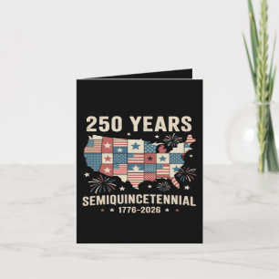 USA Independence 250th Anniversary Holiday Card