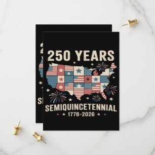 USA Independence 250th Anniversary Save The Date