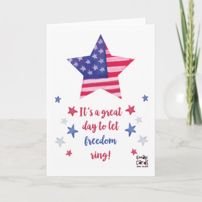 USA Independence Day -  Card (Front)