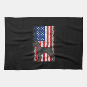 USA Independence Day July 4th American Flag Schnau Kitchen Towel