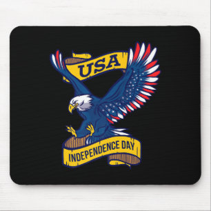 Usa independence day premium mouse pad