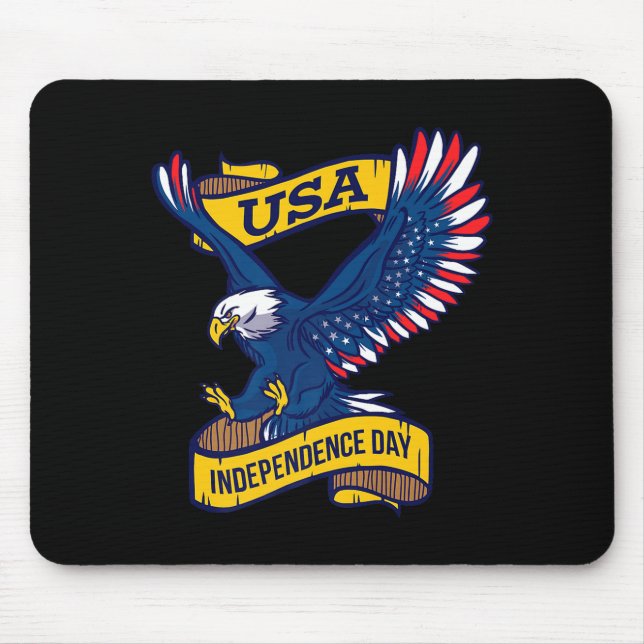 Usa independence day premium  mouse pad (Front)