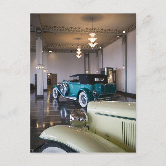 USA, Indiana, Auburn: Auburn, Cord, Duesenberg 8 Postcard (Front)