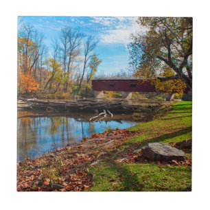 USA, Indiana, Cataract Falls State Recreation Tile