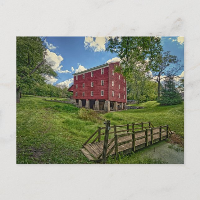 USA, Indiana, Cutler. Adams Mill Postcard (Front)