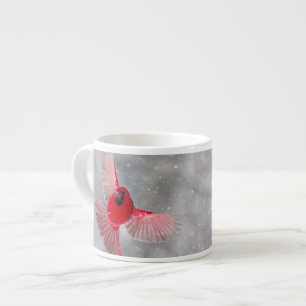 USA, Indiana, Indianapolis. A male cardinal Espresso Cup