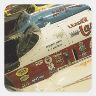 USA, Indiana, Indianapolis: Indianapolis Motor 2 Square Sticker
