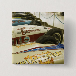 USA, Indiana, Indianapolis: Indianapolis Motor 3 2 Inch Square Button