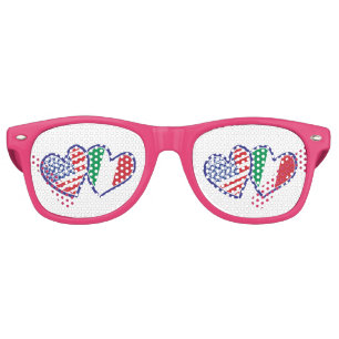 USA---Italy-Love Retro Sunglasses
