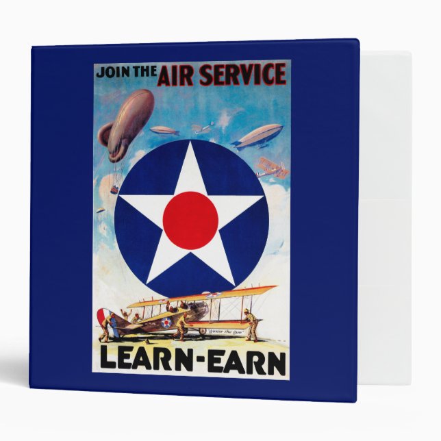 USA - Join the Air Service Learn-Earn Binder (Front/Inside)