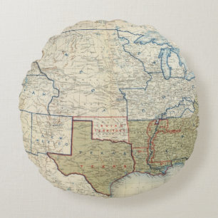 USA June 1861 Round Pillow