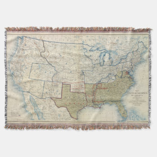 USA June 1861 Throw Blanket