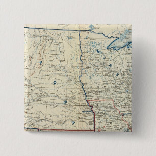 USA June 1862 2 Inch Square Button