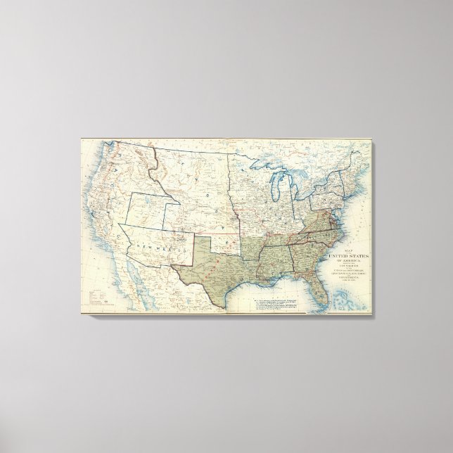 USA June 1862 Canvas Print (Front)