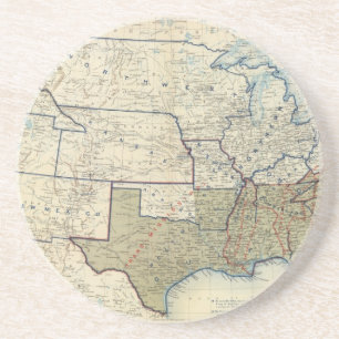 USA June 1864 Coaster