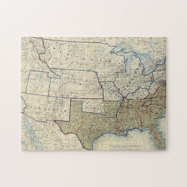 USA June 1864 Jigsaw Puzzle (Horizontal)