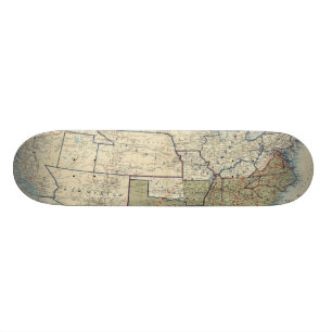 USA June 1864 Skateboard